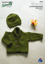 Load image into Gallery viewer, Naturally K433 Jacket &amp; Hat in 8 Ply
