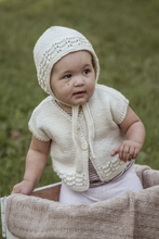 Load image into Gallery viewer, Ava Vest and Bonnet BC58 in 8 Ply
