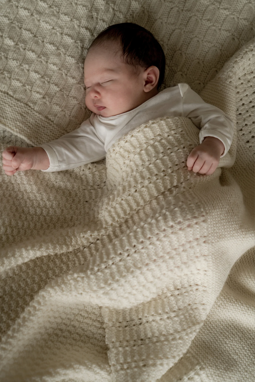 Morning Mist Baby Blanket BC59 in 4 Ply