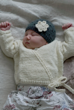 Load image into Gallery viewer, Sophia Wrap Cardi and Hat BC73 in 8 Ply
