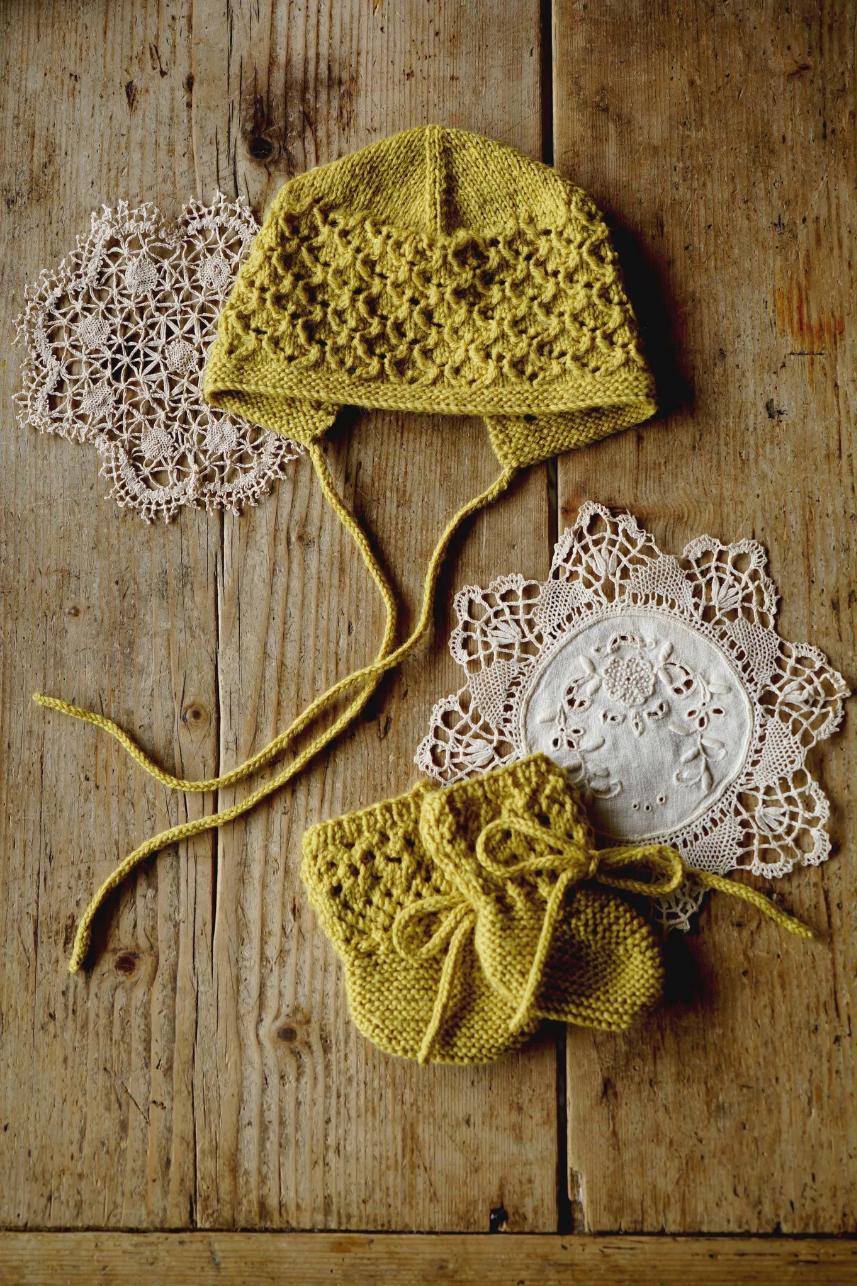 Princess Gabriella Bonnet and Booties BC79 in 4 Ply