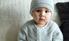 Load image into Gallery viewer, Princess Amelia Ann Cardi and Hat BC86 in 4 Ply
